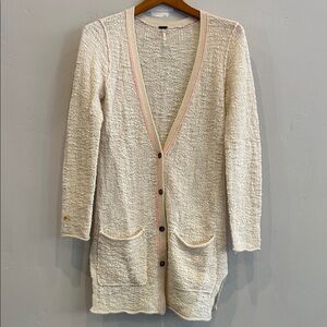 Free People Long Knit Cardigan